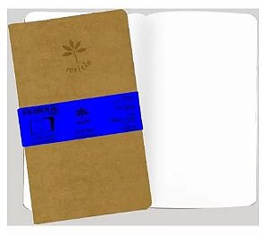 CADERNETA FILIBOOK S/P KRAFT/BRANCA 180G 21X12,5CM 14FLS - 2 UNIDADES