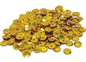 LANTEJOULA REAL METALIZADA OURO 2G - UNIDADE