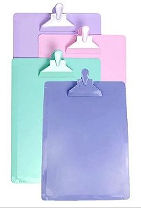 PRANCHETA A5 PLASTICA DELLO SERENA - CORES PASTEIS