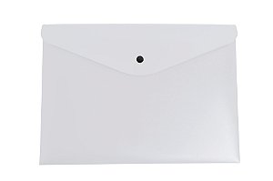 PASTA BOTAO A4 HORIZONTAL DELLO - CRISTAL FOSCA