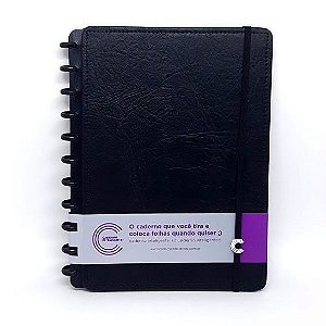 CADERNO INTELIGENTE GRANDE BLACK ECOLOGICO - REF: CIGD4004