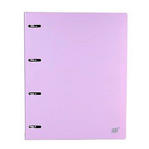 FICHARIO YES A4 COM 4 ARGOLAS R4EABC - LILAS