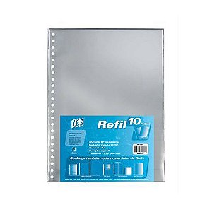REFIL PARA PASTA CATÁLOGO A4 YES COM 10 ENVELOPES - 23 FUROS