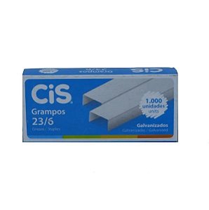 GRAMPOS PARA GRAMPEADOR 23/6 CIS COM 1000 GRAMPOS
