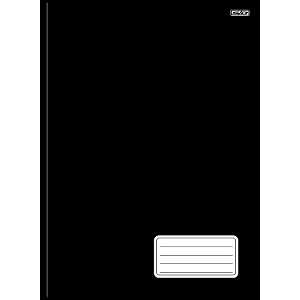 CADERNO BROCHURAO CD 96F PRETO KBOM