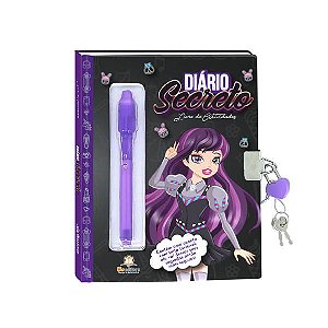 DIÁRIO SECRETO COM CANETA MÁGICA (CAPA PRETA)