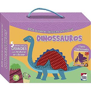LIVRO+QUEBRA-CABEÇAS SENSORIAIS: DINOSSAUROS