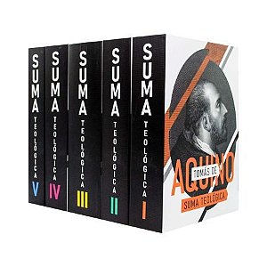 SUMA TEOLÓGICA DE SANTO TOMÁS DE AQUINO: 5 VOLUMES