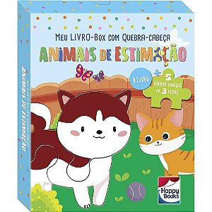 MEU LIVRO-BOX COM QUEBRA-CABEÇA: ANIMAIS DE ESTIMAÇÃO