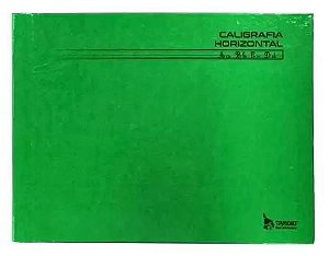 CADERNO DE CALIGRAFIA TAMOIO BROCHURA 48FLS 20,6X15 - VERDE ESCURO