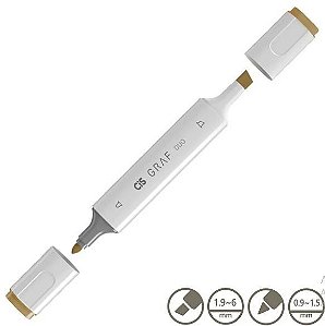 MARCADOR ARTISTICO CIS GRAF DUO - VERDE OLIVA 41