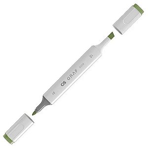 MARCADOR ARTISTICO CIS GRAF DUO - VERDE OLIVA ESCURO 43