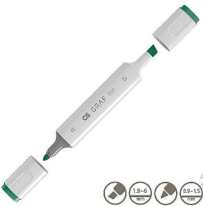MARCADOR ARTISTICO CIS GRAF DUO - VERDE FLORESTA 50