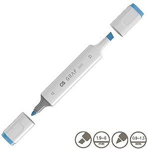 MARCADOR ARTISITCO CIS GRAF DUO - AZUL CEU 76