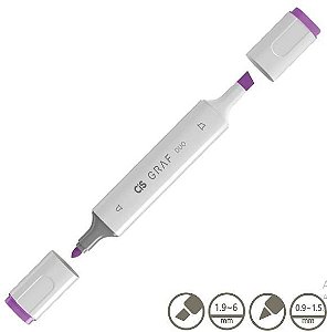 MARCADOR ARTISTICO CIS GRAF DUO - VIOLETA CLARO 82