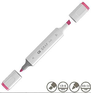 MARCADOR ARTISTICO CIS GRAF DUO - ROSA RED 3