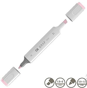 MARCADOR ARTISTICO CIS GRAF DUO - ROSA CLARO 9