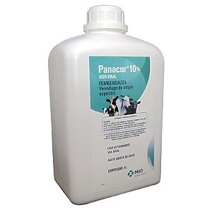 Panacur 10% - MSD Saúde Animal - 1 Litro