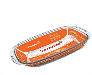 SEMPRE RETANG 29X18,4X6,4   1,8 LTS - CAIXA C/ 6 PEÇAS
