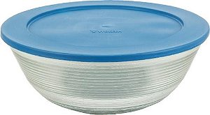 TIGELA ROUND 3 L ESPIRAL C/ TPA PLASTICA Ø26 X 10 CM - CAIXA C/ 6 PEÇAS