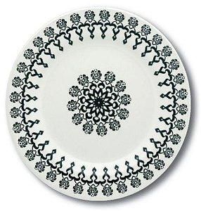 DONNA FOLK PRATO RASO 24 CM - CAIXA C/ 12 PEÇAS