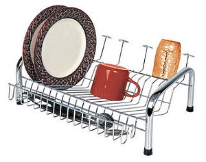 SECADOR BARONESA C/ PORTA COPOS - 41X37X18 CM - P/ 16 PRATOS