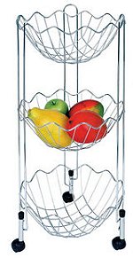 FRUTEIRA COPACABANA TRIPLA CROMADA