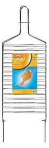 GRELHA DUPLA ABAULADA PEQUENA  61 X 20 CM
