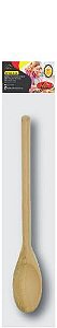 COLHER DE MADEIRA 30 CM ENCARTELADA