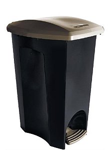 LIXEIRA ECOBLACK C/ PEDAL 14 LTS