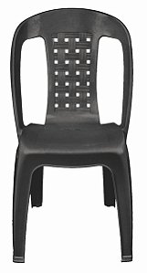 CADEIRA ADULTO VM BISTRO PRETA (SUPORTA ATE 154 KG)