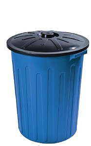 CESTO FECHADO 65 LTS COM TAMPA