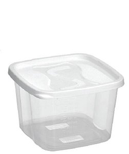 POTE QUAD GRADUADO 1100 ML - CAIXA C/ 12 PEÇAS