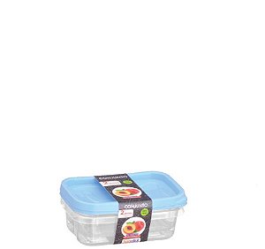 CJ C/ 02 POTES RETANGULAR 300 ML