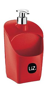DISPENSER PREMIUM 500ML VERMELHO BICO METAL