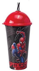 COPO SHAKE 500 ML HOMEM-ARANHA - CAIXA C/ 15 PEÇAS