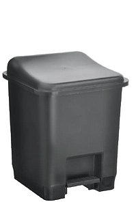 LIXEIRA C/PEDAL 14 LTS PRETA