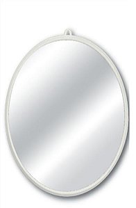 ESPELHO REDONDO MOLDURA DE PLASTICO - 30CM - CAIXA C/ 12 PEÇAS