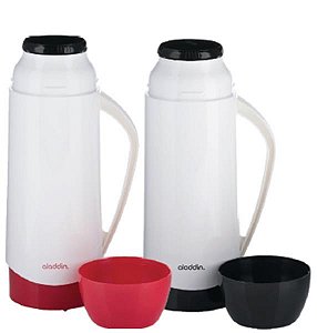 GARRAFA TERM CONTIN PLUS 500 ML LISA PRETA / VERMELHA