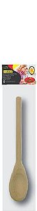 COLHER DE MADEIRA 26 CM ENCARTELADA