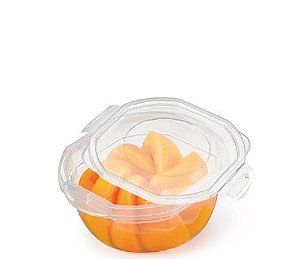 POTE REDONDO C/ TRAVAS 450 ML - 13,5X12,5X6 CM