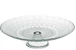CENTRO DE MESA PLUMA C/ PE  Ø38 X 19CM