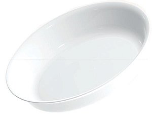 OPALINE ASSADEIRA REDONDA 2L - CAIXA C/ 6 PEÇAS