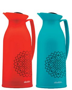 GARRAFA TERM FUTURA 750 ML DEC AQUA / VERMELHA