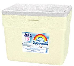 CAIXA TERMICA 045 LITROS - C/ ALCA