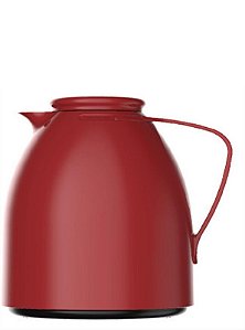 BULE TERMICO LUNA C/ INFUSOR DE CHA 1L VERMELHO