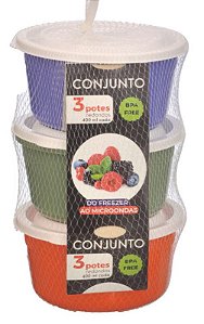 CJ C/ 03 POTES RED 400 ML