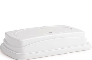 PORTA GUARDANAPO 185X115X68 MM BRANCO