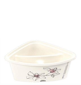 ESCORREDOR DE TALHERES MARMORE FLORAL - 17 X 15 X 14 CM