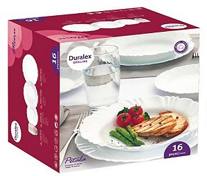 OPALINE PETALA APARELHO DE JANTAR 16PC